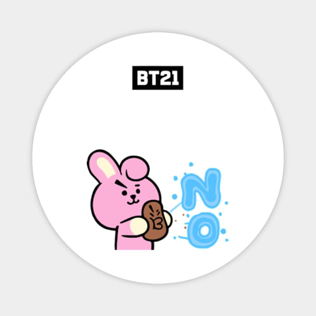 bt21 bts exclusive design 61 Magnet by Typography Dose